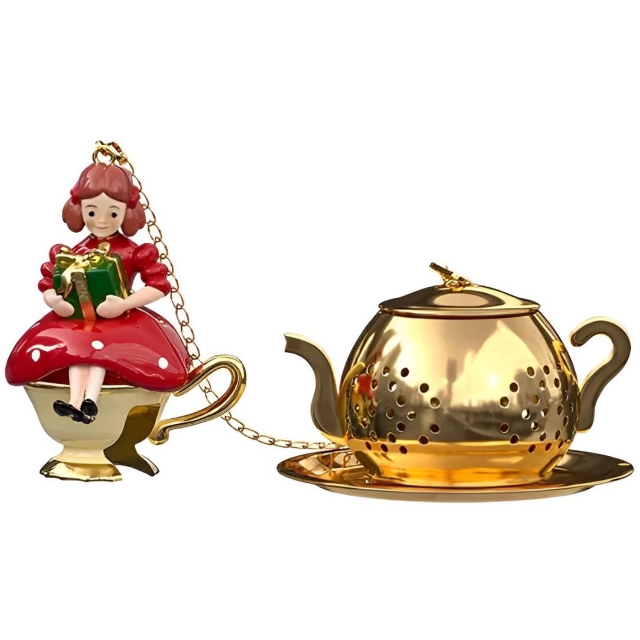 BLAN BUNNY 布蘭兔胡桃夾子茶濾耐高溫茶葉過濾器家用泡茶可愛擺件