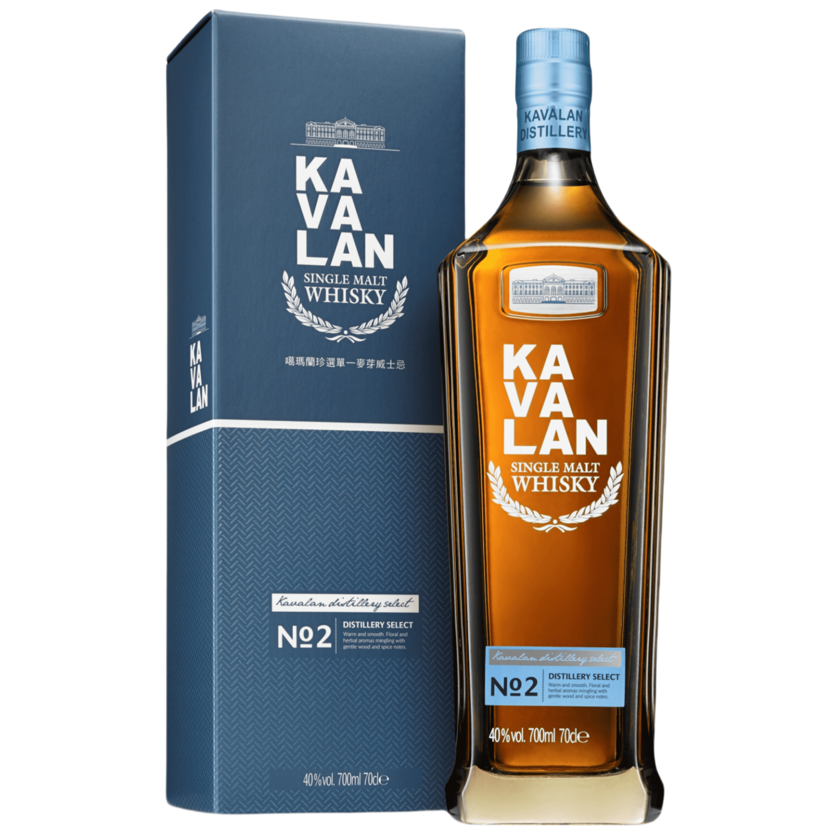 【澳門發貨】KAVALAN Distillery Select 噶瑪蘭 珍選 No. 2 單一麥芽威士忌 700ml