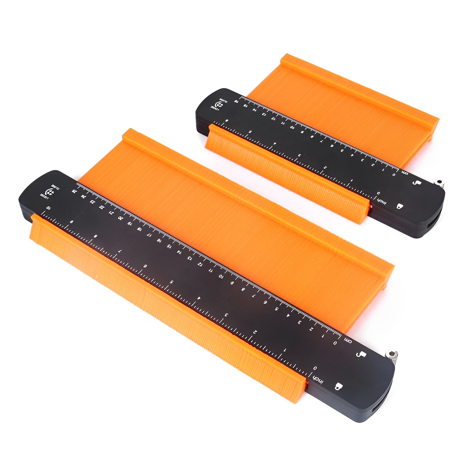 輪廓取型器金屬帶鎖輪廓規不規則取型器仿型規木工測量尺