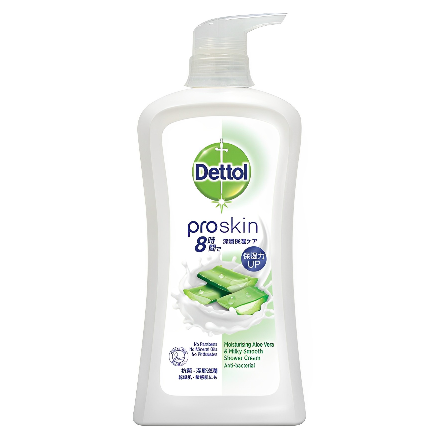 【澳門發貨】Dettol滴露Proskin深層滋潤親膚沐浴乳霜滋潤蘆薈及牛奶醇香950ml抑菌箱體持久清爽防汗味沐浴露