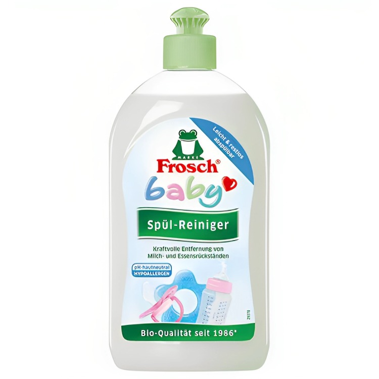【澳門發貨】Frosch 小綠蛙嬰童餐具洗潔液500ml幼兒嬰兒小孩餐具奶嘴奶瓶清潔劑洗潔精