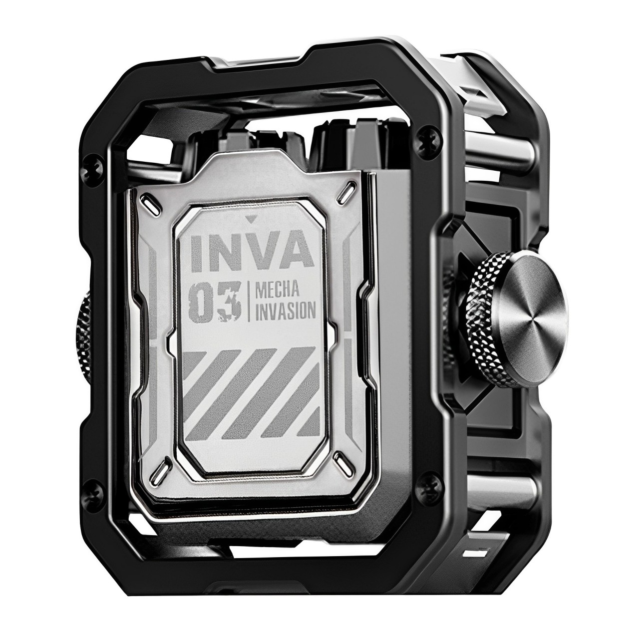 機甲TWS藍牙耳機運動耳機炫酷機甲充電艙耳機適用電競