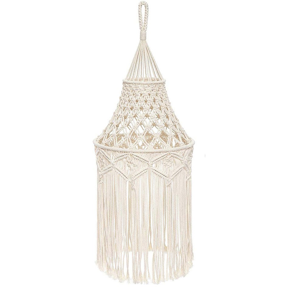 燈罩掛毯民宿裝飾手工編織家居吊燈裝飾北歐風波西米亞燈飾