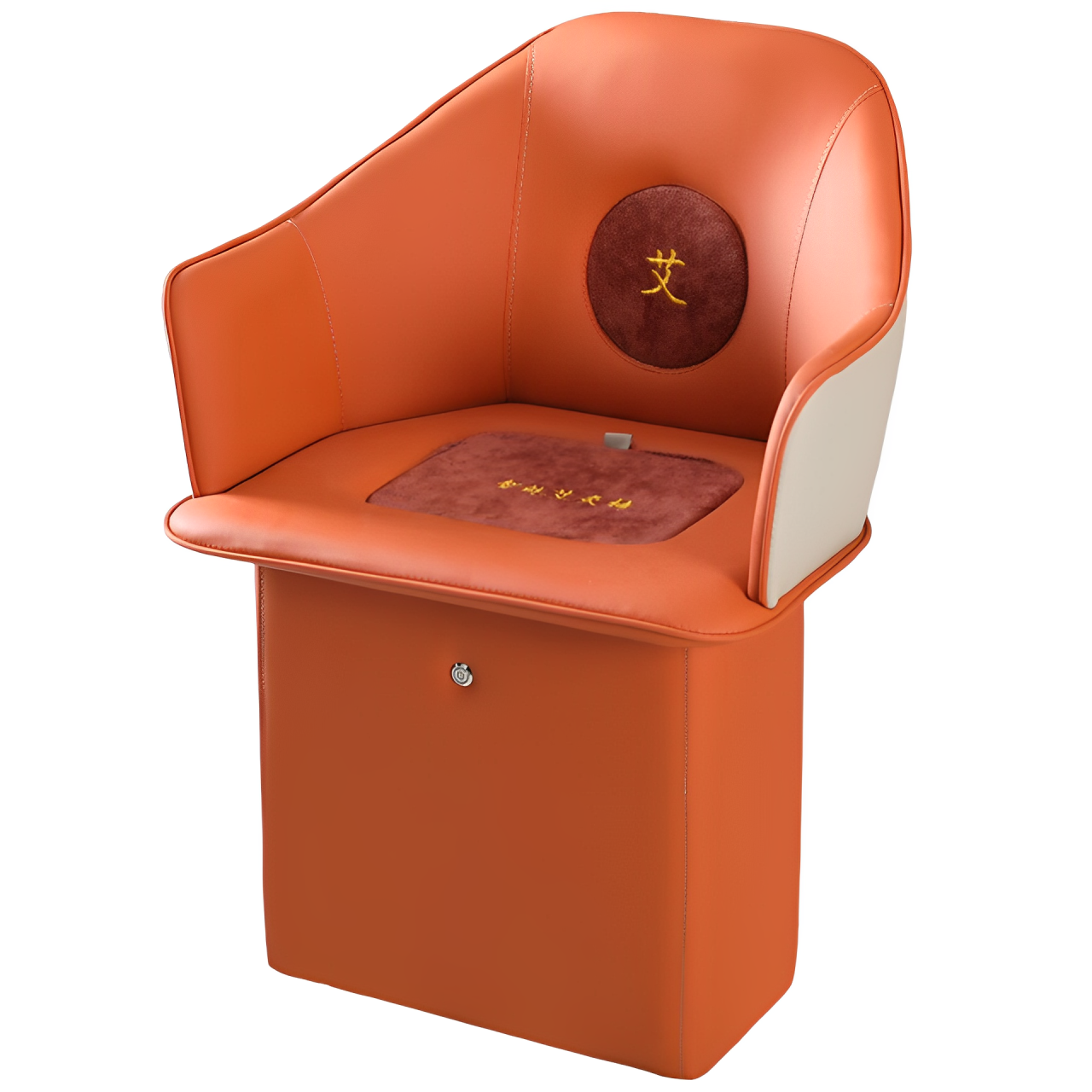 全智能無煙明火艾灸椅實木大靠背艾灸沙發椅子艾灸座椅坐灸儀艾煙淨化儀器無煙艾灸凳子家用帶靠背坐