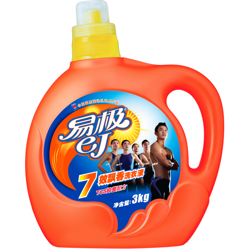 【澳門發貨】ej易極7效飄香洗衣液TCS抑菌配方3kg除菌防霉持久留香低泡易漂