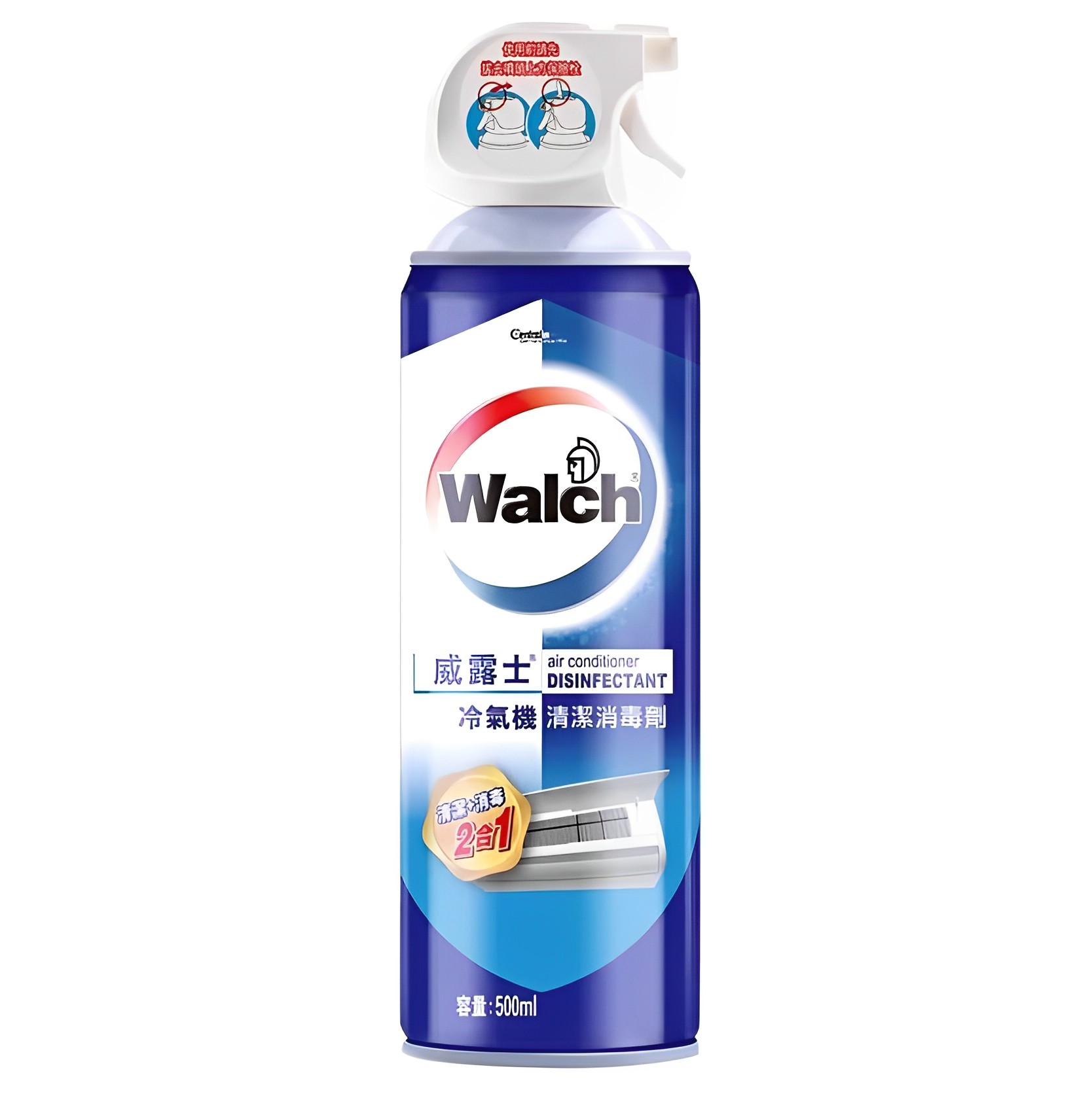 【澳門發貨】Walch威露士冷氣機清潔消毒劑500ml溫和配方深入清潔殺菌抑菌清新區為空調清潔噴劑