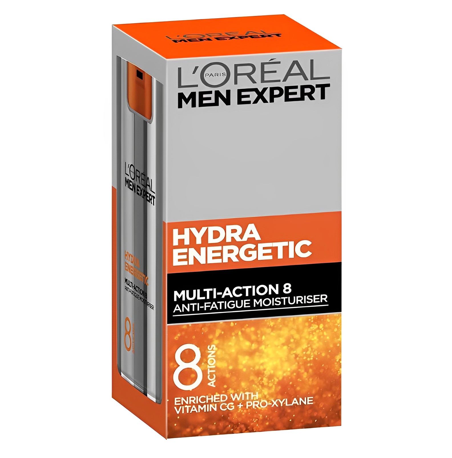 【澳門發貨】L'Oréal Paris 巴黎萊雅男士8重活力保濕霜單支裝50ml雙重醒膚擊退倦容提升活力強化平滑皮膚煥發光澤健康神采面霜