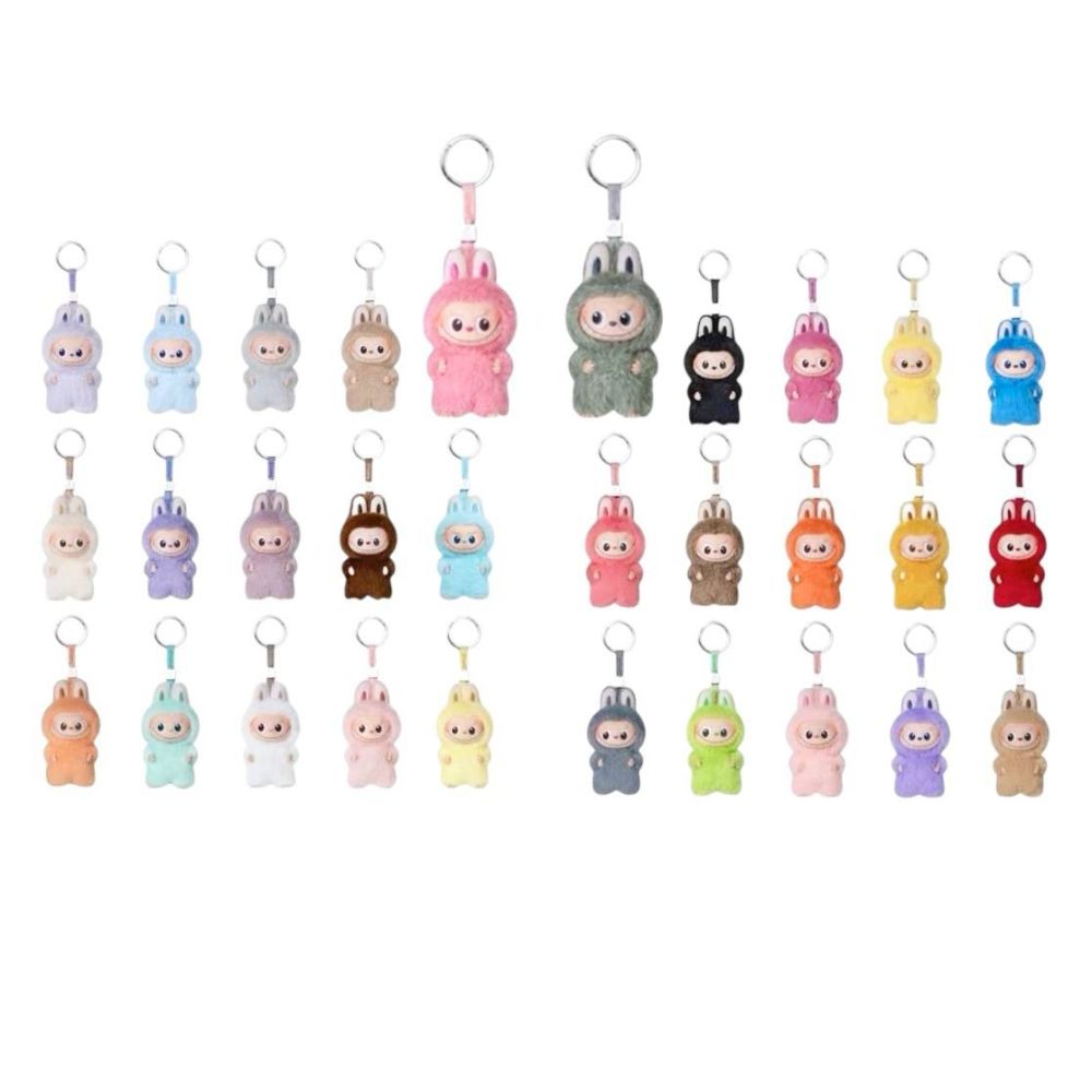 【澳門發貨】（1套14隻）POP MART THE MONSTERS - Labubu 4.0 THE MONSTERS 心底密碼系列 - 搪膠毛絨掛件盲盒 系列 鎖匙扣 有機會附有隱藏版