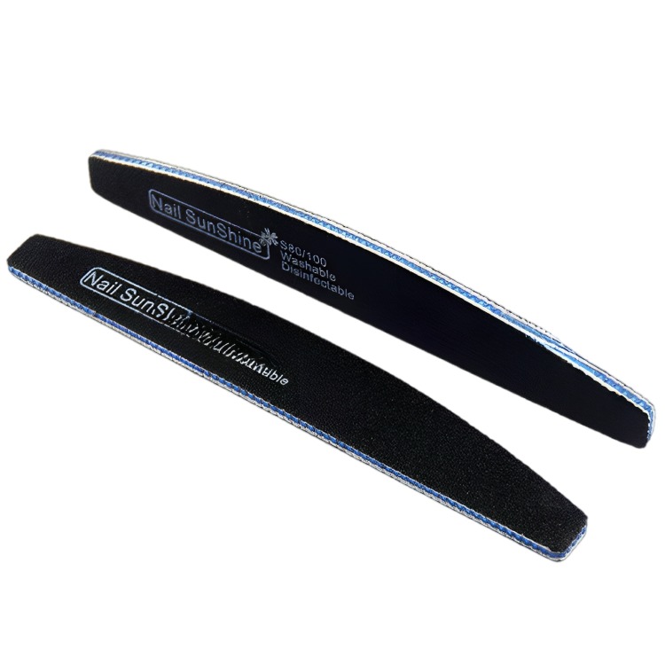 [熱銷] 美甲銼條高品質美甲打磨搓條半月形修甲修型刻磨甲面拋光指甲銼