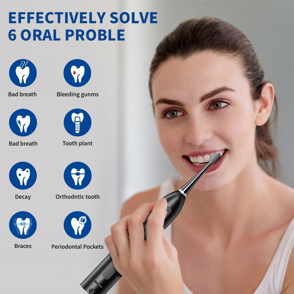 二合一沖刷器牙刷水牙線沖刷一體二合一電動牙刷可攜式大容量沖牙器