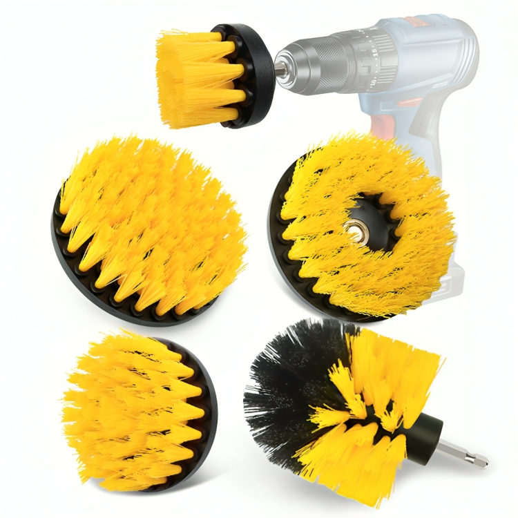 電鑽清潔刷套裝電鑽刷頭電動毛刷汽車輪圈刷電鑽刷套裝
