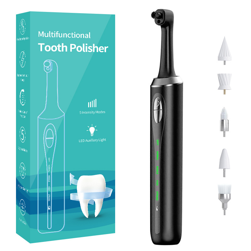 牙齒拋光器 tooth polisher 電動潔牙器家用牙齒美白儀多功能可攜式除牙石牙垢口腔清潔
