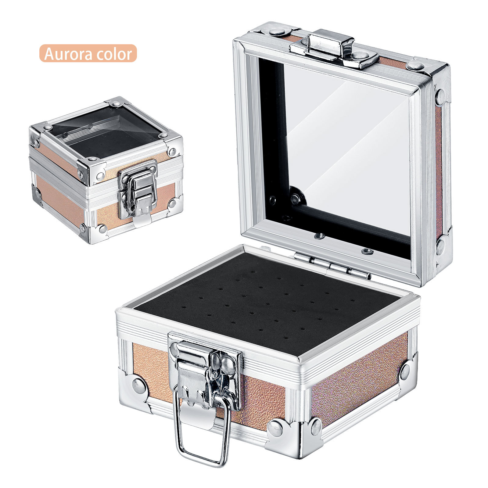 美甲打磨頭收納盒便攜工具盒桌面整理置物架工具箱插孔展示架