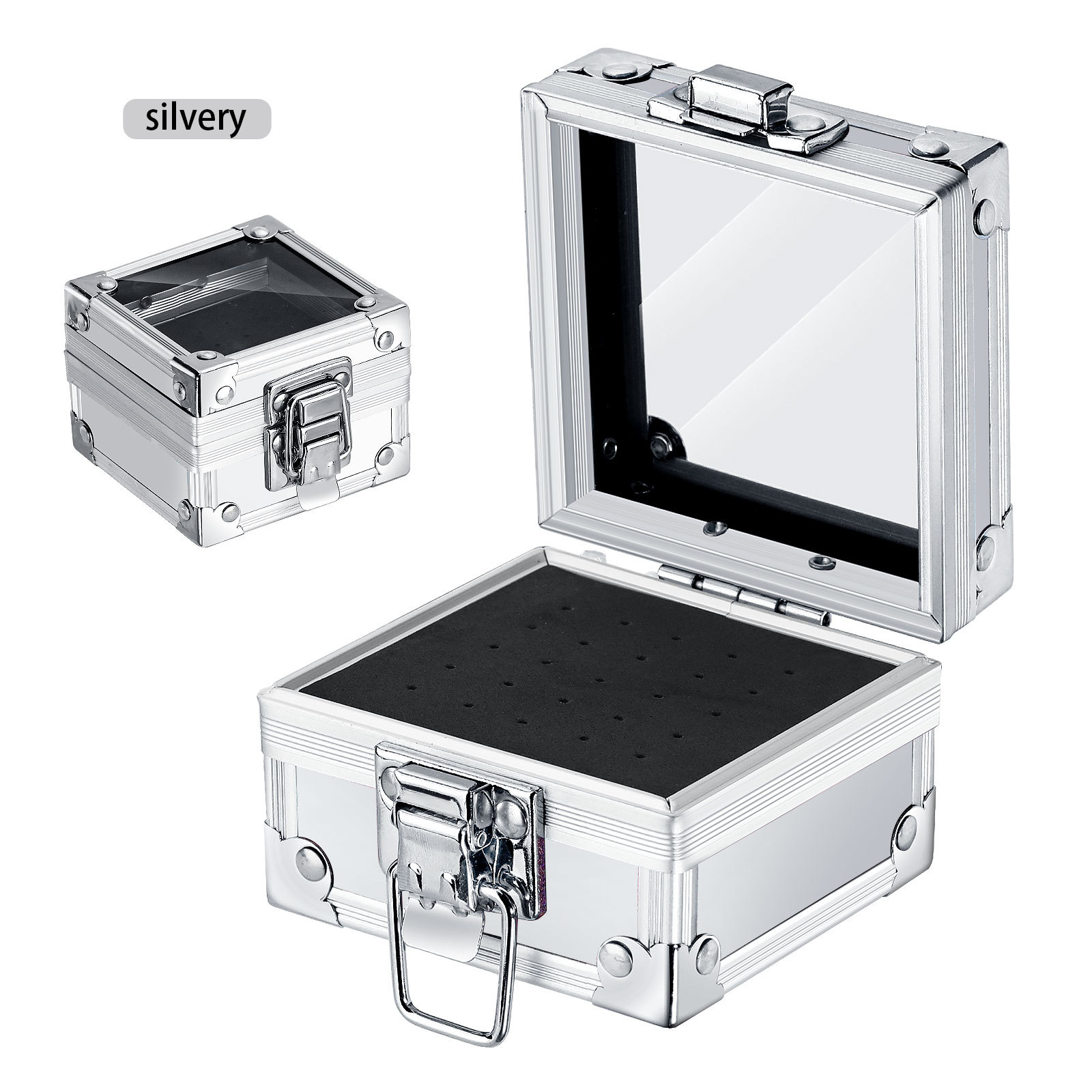 美甲打磨頭收納盒便攜工具盒桌面整理置物架工具箱插孔展示架