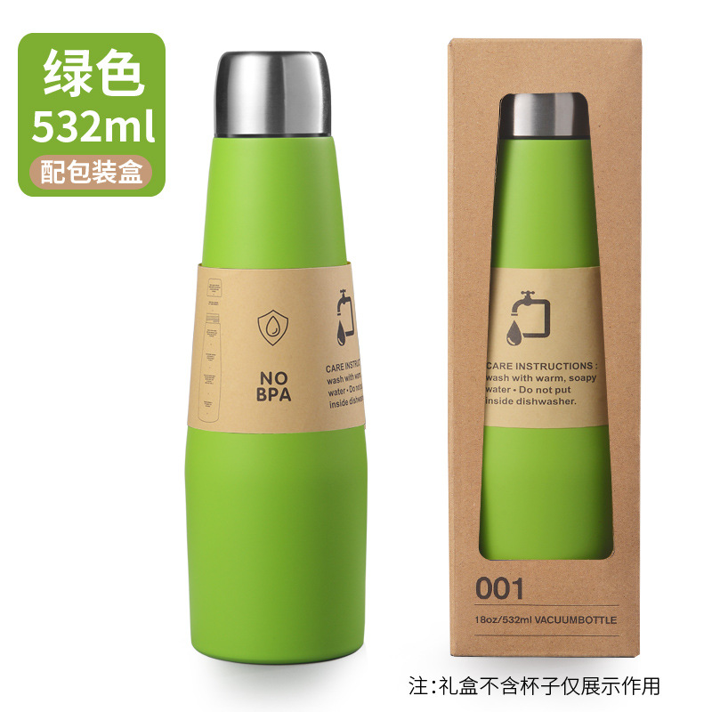 304不銹鋼保溫杯大容量便攜子彈頭運動水壺可樂瓶男女泡茶杯禮品