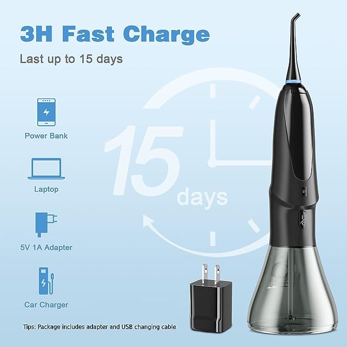 變形沖牙器可攜式去牙結石可折疊式水牙線家用電動洗牙器多功能潔牙器