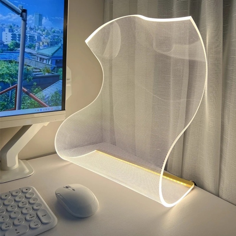 不規則氛圍燈後現代設計感落地燈檯燈客廳臥室網紅臺燈創意客廳臥室沙發藝術落地燈