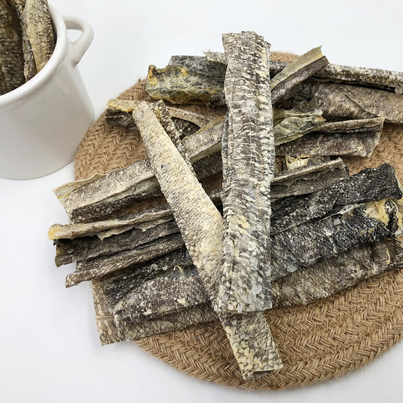 （3包起購）PETOWARDS愛寵私語鱈魚皮長片寵物零食營養蛋白潔齒磨牙訓練獎勵狗狗零食