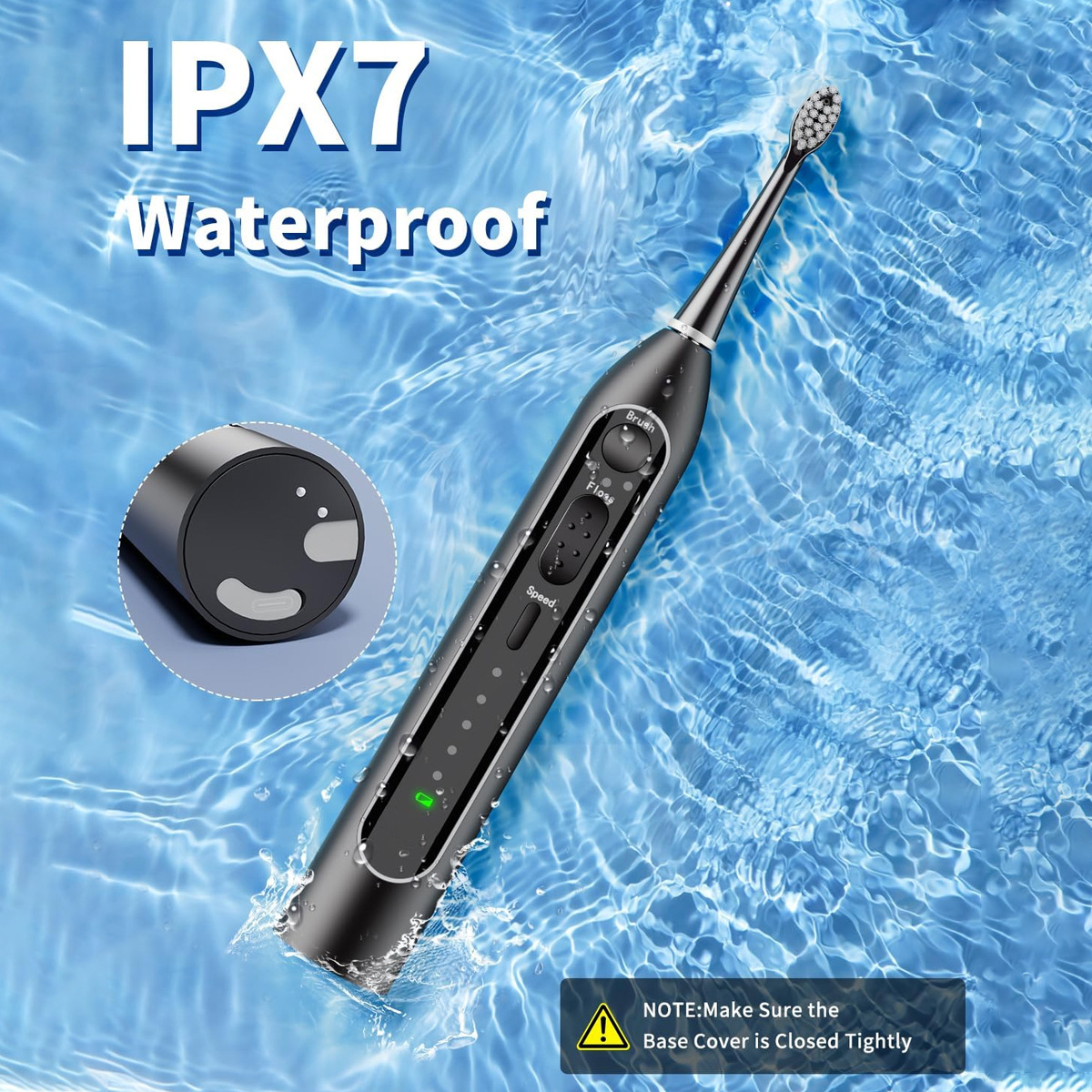 二合一沖刷器牙刷水牙線沖刷一體二合一電動牙刷可攜式大容量沖牙器