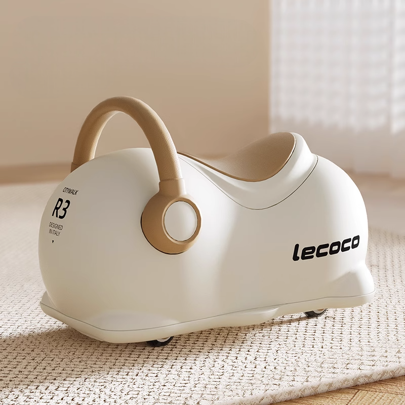 lecoco 樂卡搖搖樂花生車三合一搖搖馬溜溜車嬰兒木馬兒童扭扭車