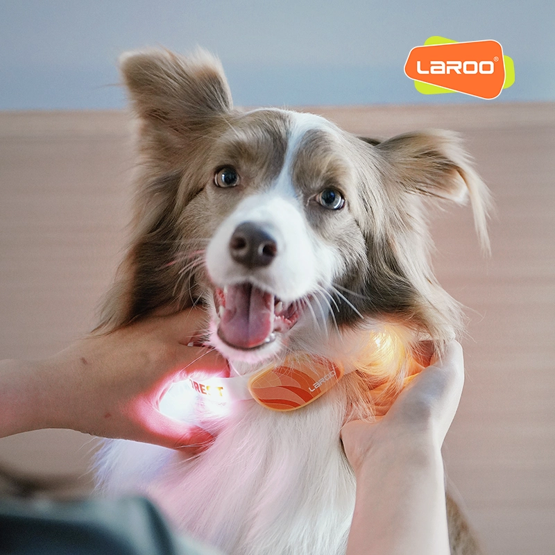 LaRoo萊諾森林發光項圈防水可充電可裁剪狗狗寵物圈夜晚遛狗