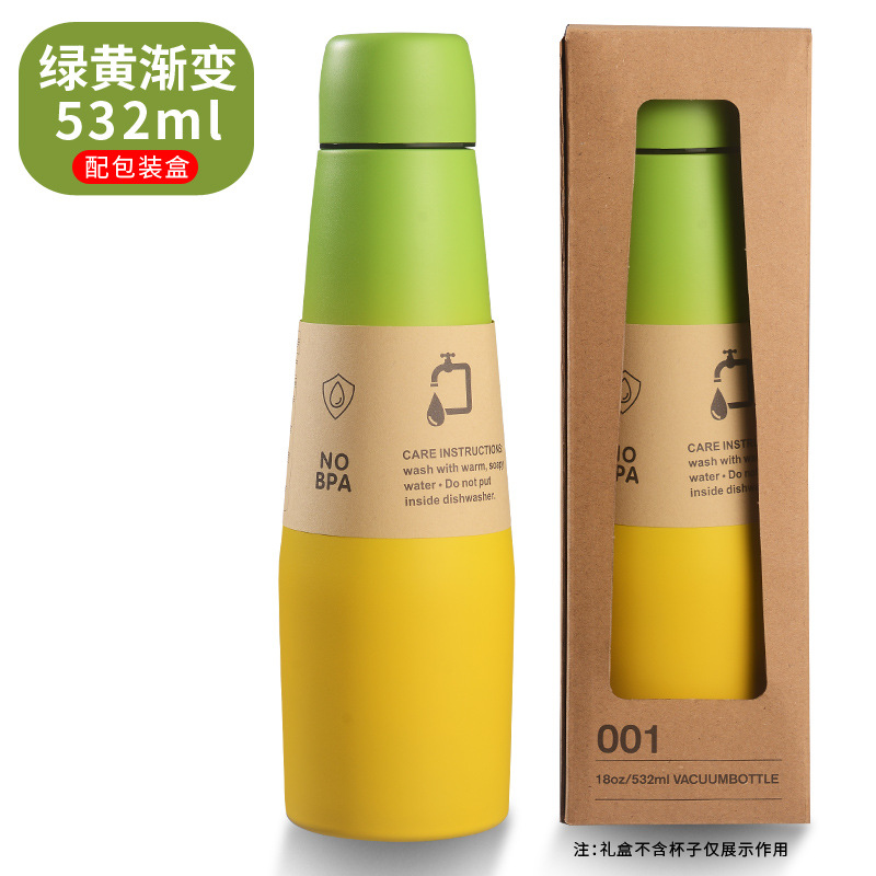 304不銹鋼保溫杯大容量便攜子彈頭運動水壺可樂瓶男女泡茶杯禮品