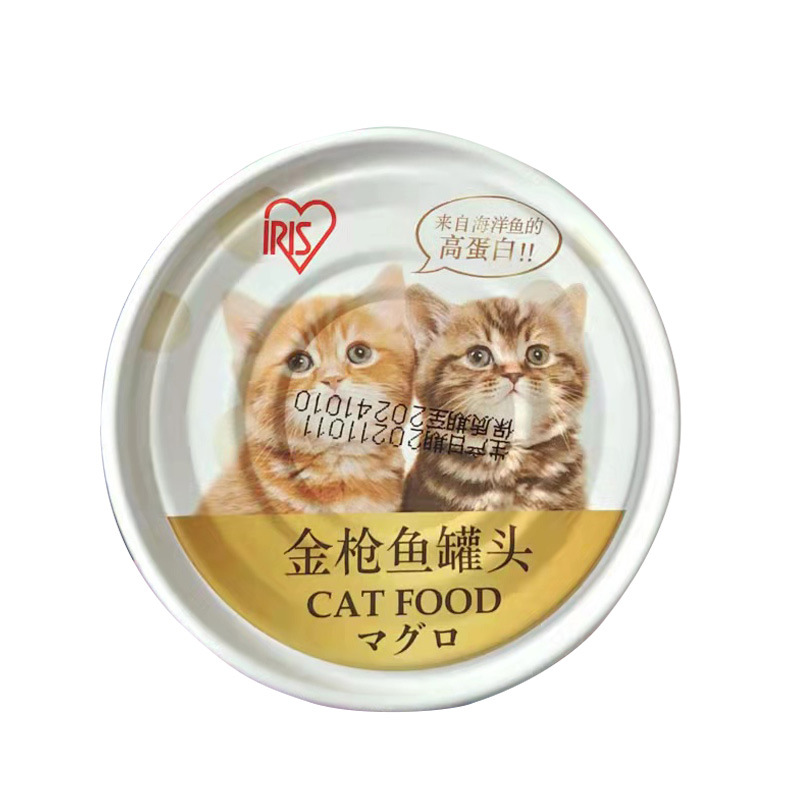 12罐 IRIS愛麗思貓罐頭170g金槍魚蟹肉罐頭寵物零食主食營養成幼貓濕糧