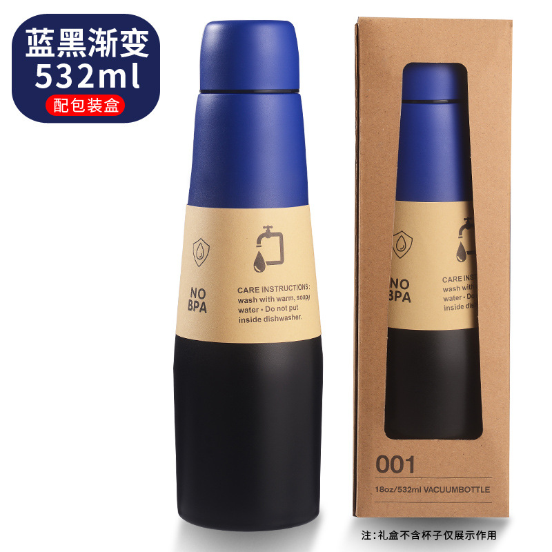 304不銹鋼保溫杯大容量便攜子彈頭運動水壺可樂瓶男女泡茶杯禮品