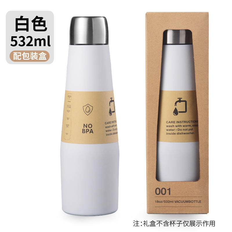 304不銹鋼保溫杯大容量便攜子彈頭運動水壺可樂瓶男女泡茶杯禮品