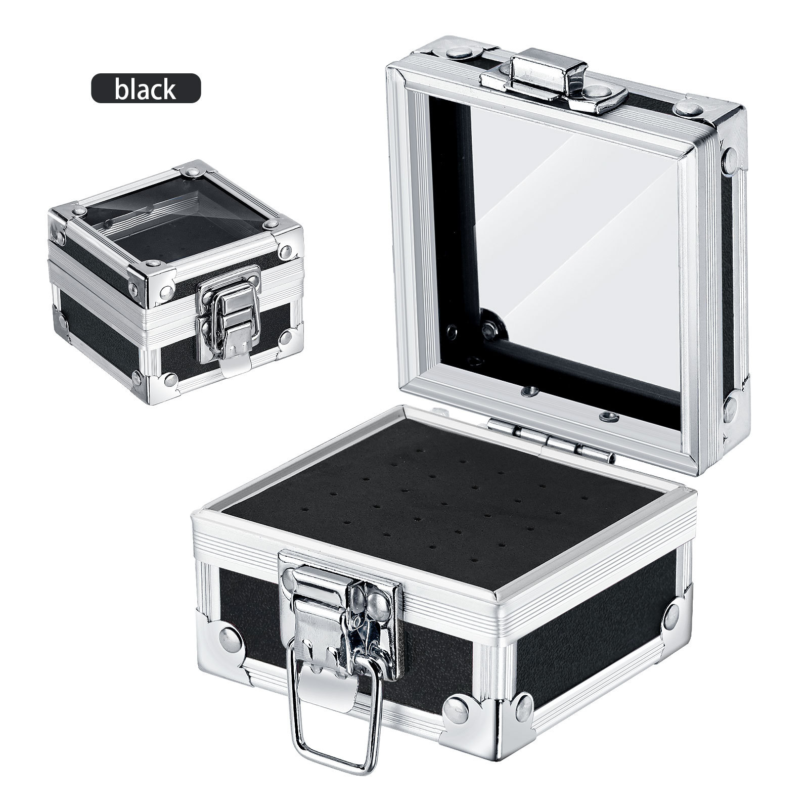 美甲打磨頭收納盒便攜工具盒桌面整理置物架工具箱插孔展示架