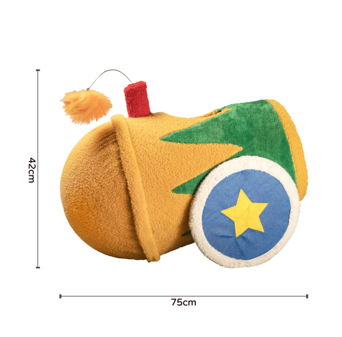 PETSVILLE派思維慶典炮筒深睡窩寵物貓咪玩具用品貓窩貓爬架