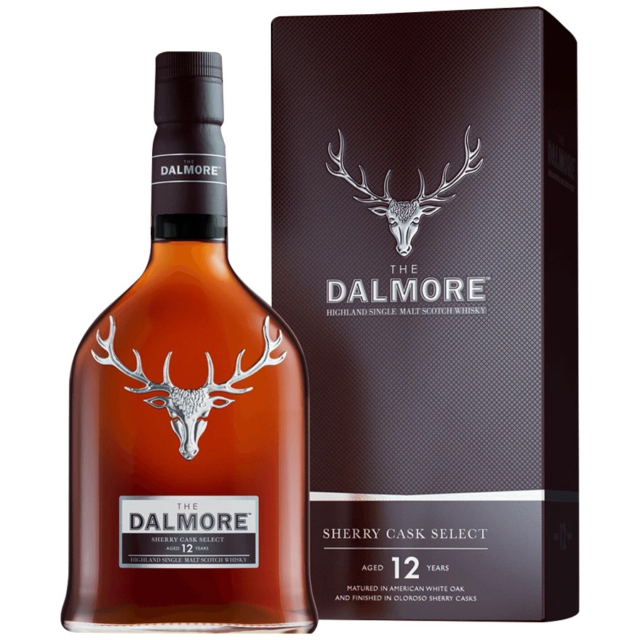 【澳門發貨】The Dalmore大摩12年雪莉酒桶單一純麥蘇格蘭威士忌700ml堅果甜香上等橡木桶焦糖柑橘