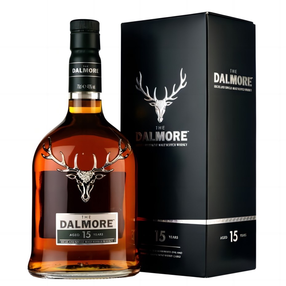 【澳門發貨】The Dalmore大摩15年單一純麥威士忌700ml濃郁乾香料香氣強烈柑橘味優雅氣息