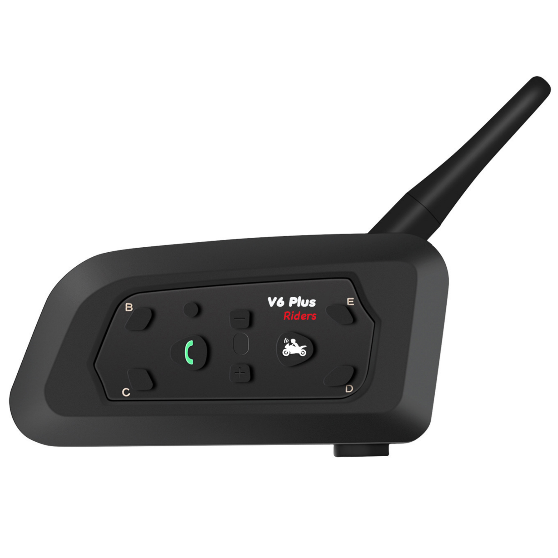 Houtonsen V6 Plus 摩托車頭盔耳機1切5實時對講機