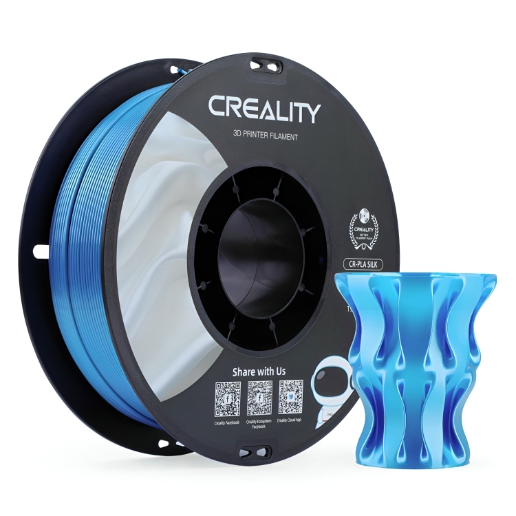 3D打印絲綢耗材單色雙色彩虹漸變啞光CR-Silk列印機印表機材料高彈性光滑絲綢七彩線材PLA仿金屬