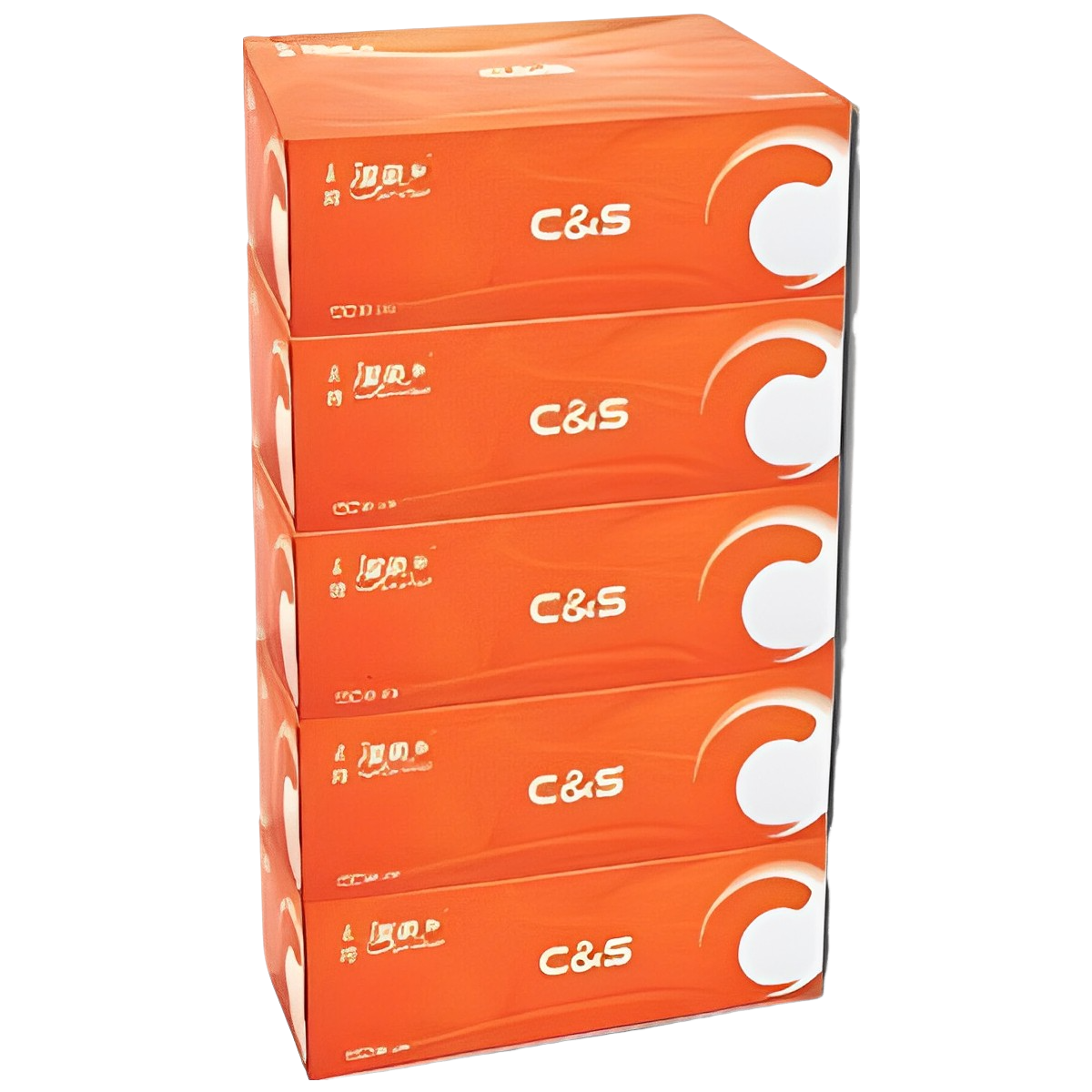 【澳門發貨】C&S潔柔潔柔C&S抽取式面紙150抽*5盒裝抽紙餐巾紙家用商用擦拭清潔吸水紙面紙