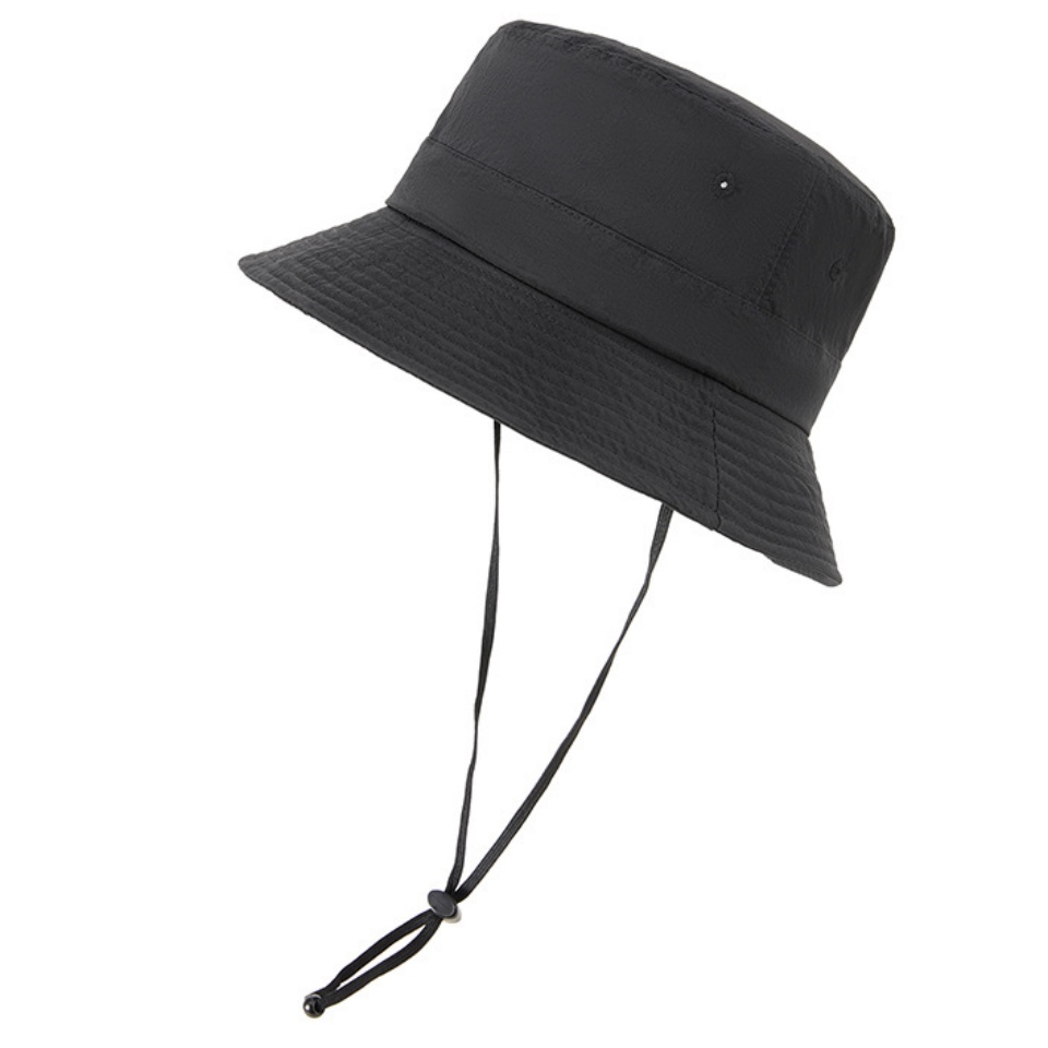 防潑水漁夫帽春夏新品防曬遮陽漁夫帽防紫外線防潑水釣魚帽男女同款盆帽