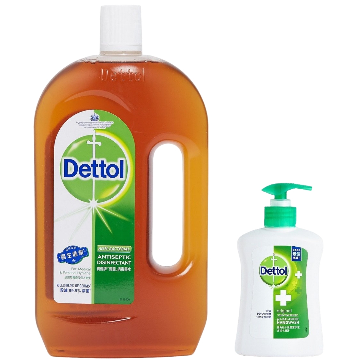 【澳門發貨】Dettol滴露消毒液1.2L+Dettol滴露松木潔手液150g