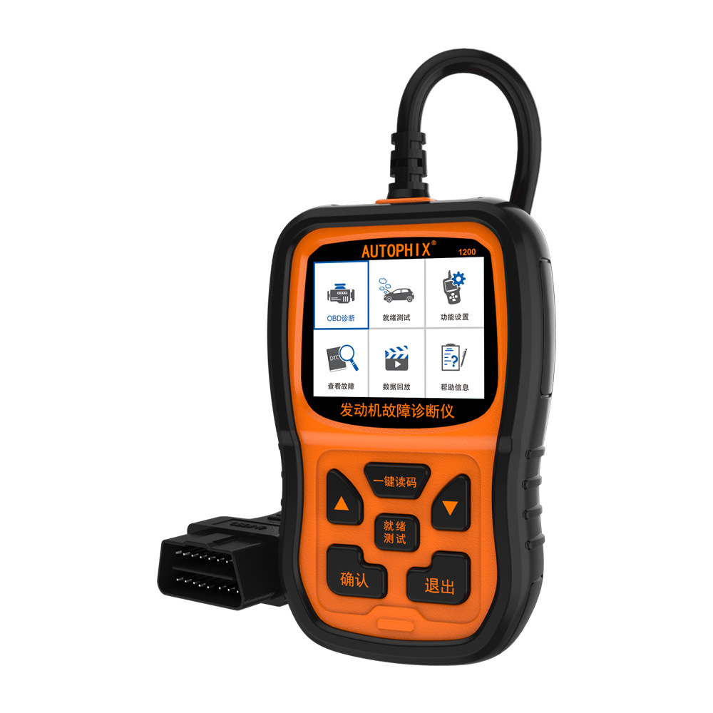 （中文版）AUTOPHIX 1200汽車發動機故障檢測儀汽車故障燈診斷檢測解碼儀通用OBD2電腦發動機故障碼清除器