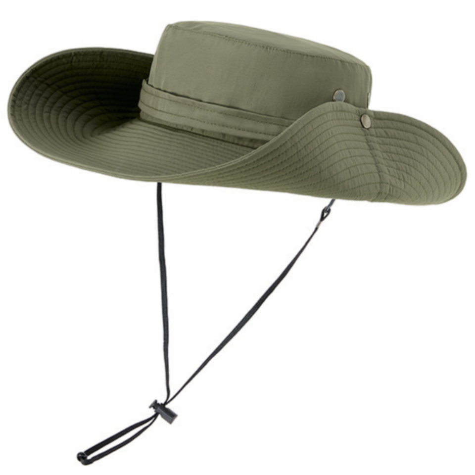 加寬防潑水漁夫帽新款漁夫帽春秋季時尚百搭潮流遮陽防曬太陽盆帽