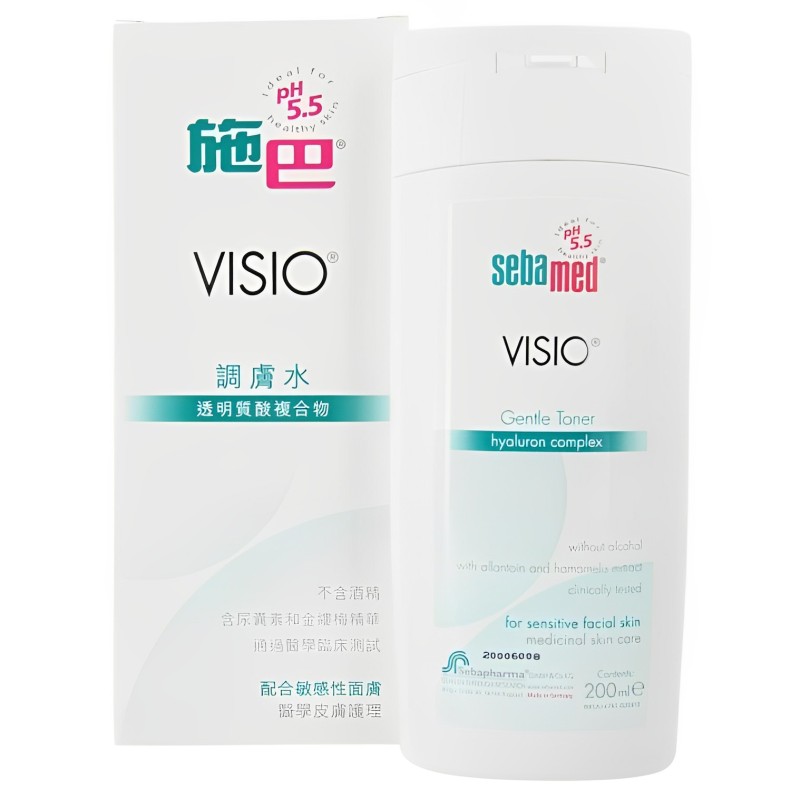 【澳門發貨】sebamed 施巴調膚水200ml不含酒精通過醫學臨床測試配合敏感性面膚醫學皮膚護理含尿素及金縷梅精華