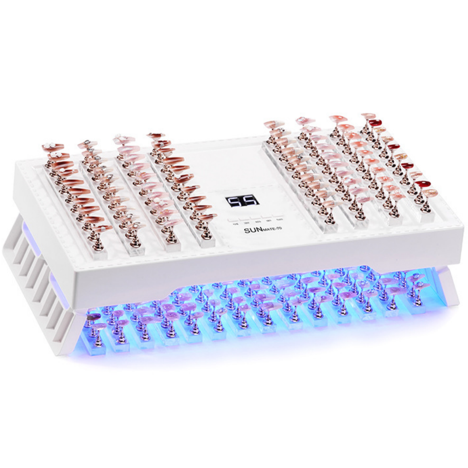 穿戴甲專用光療機美甲烤燈大功率美甲燈光療燈速乾UV固化燈大空間甲片美甲照燈