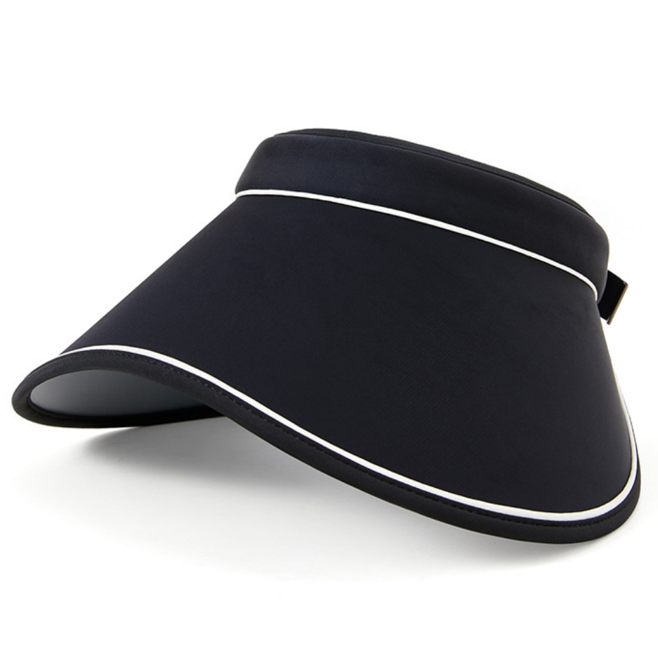 弧形空頂防曬帽遮陽韓版空頂防曬帽戶外運動騎行加長簷帽子男時尚太陽帽