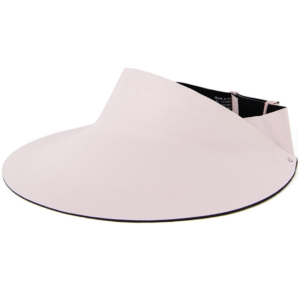 一體空頂防曬帽夏季女長帽檐空頂帽無痕一體防曬帽戶外透氣帽子男簡約時尚太陽帽