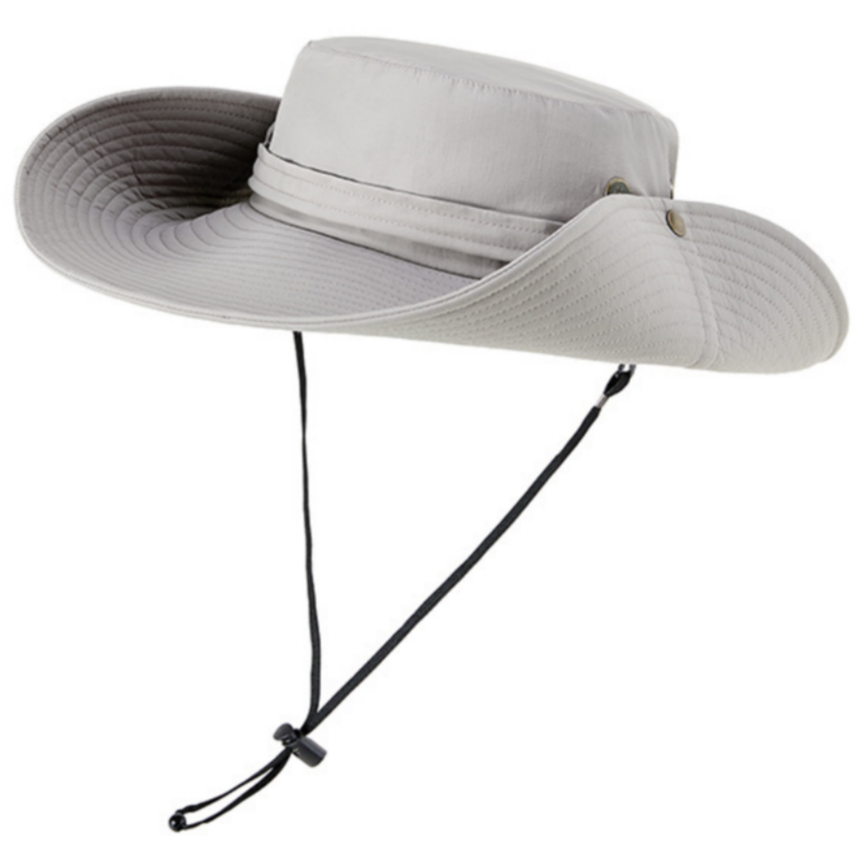 加寬防潑水漁夫帽新款漁夫帽春秋季時尚百搭潮流遮陽防曬太陽盆帽