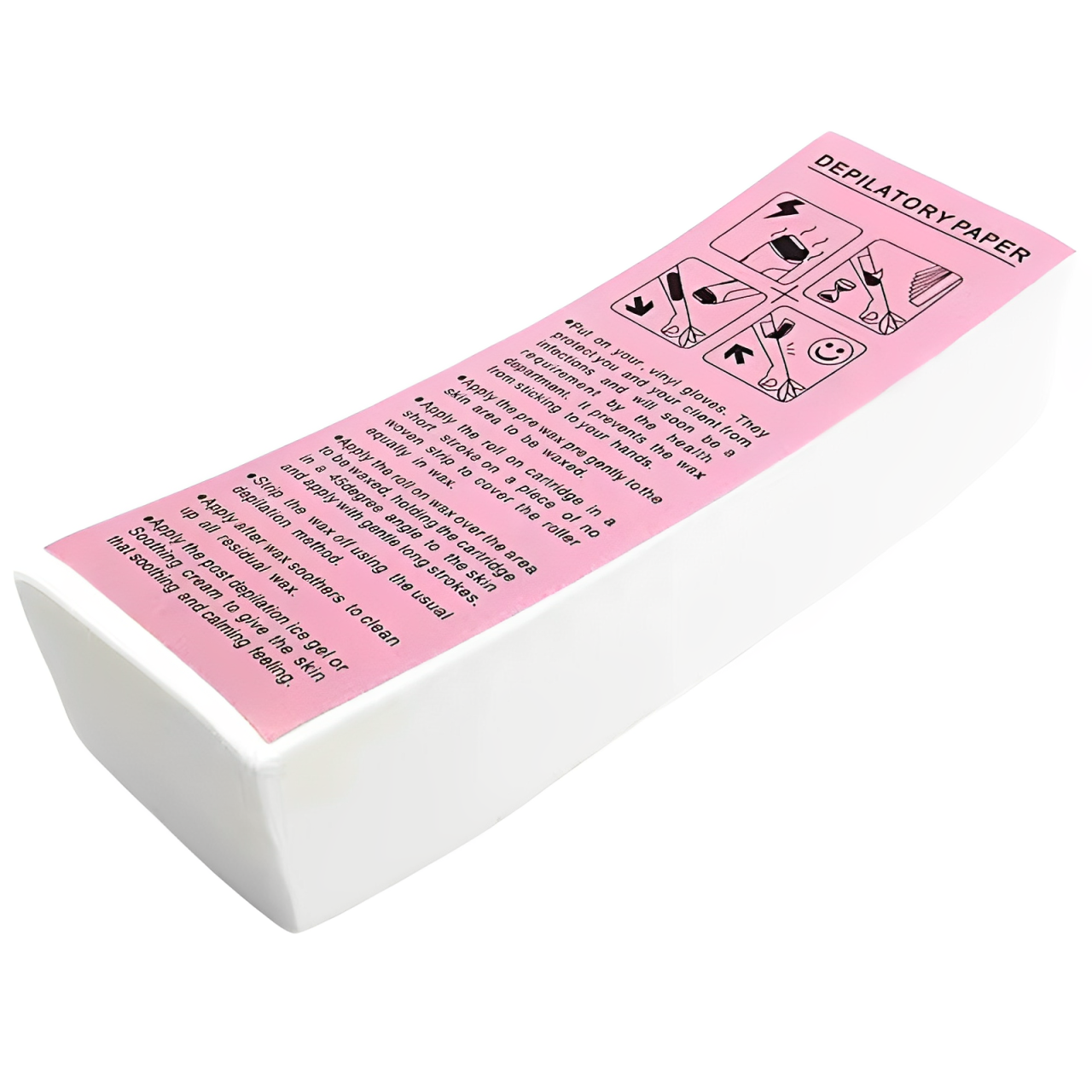 一次性脫毛紙100片裝加厚無紡布除毛蜜蠟紙