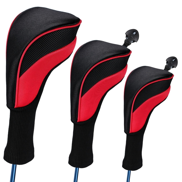 高爾夫球杆套三件套一三五號木杆保護套高爾夫帽套