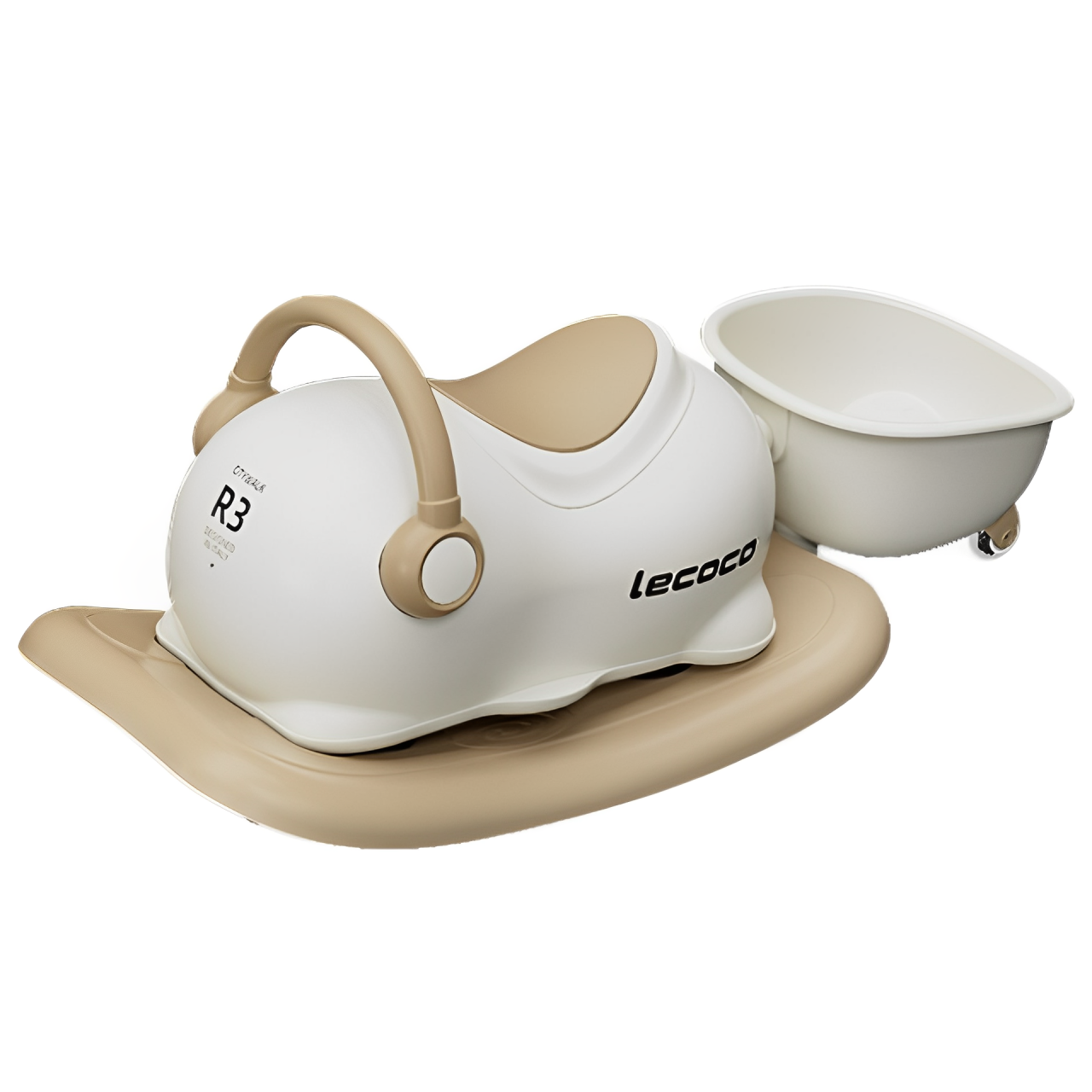 lecoco 樂卡搖搖樂花生車三合一搖搖馬溜溜車嬰兒木馬兒童扭扭車