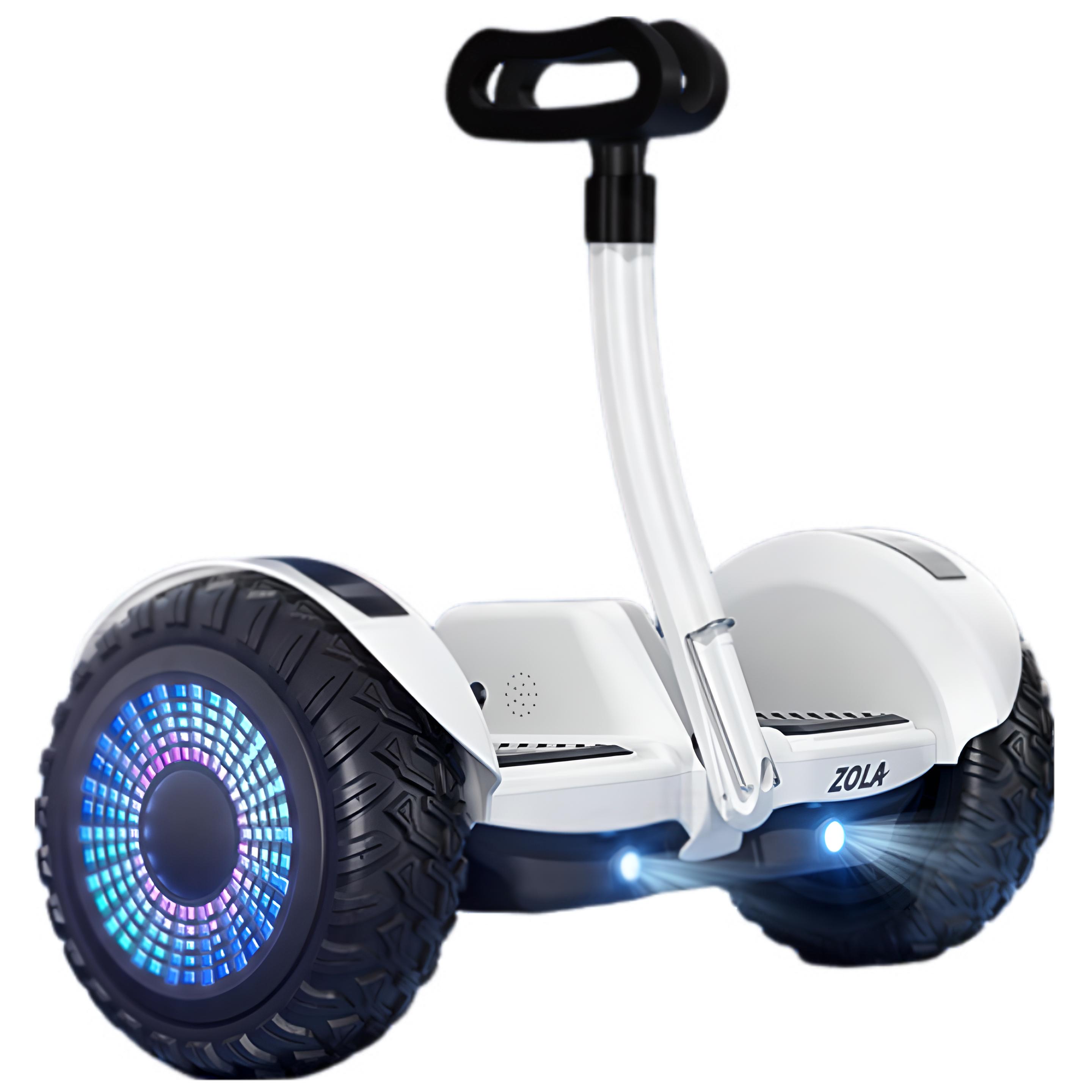 10寸雙控平衡車藍牙音樂電動兒童平衡车成人智能大越野扭扭車手控腳控