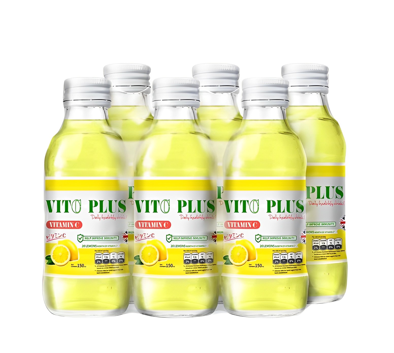 【澳門發貨】VITC PLUS 檸檬汁維他命 C 飲品150ml6支裝泰國產健康飲料檸檬營養補充維生素C攝取